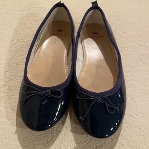 Jcrew Crewcuts Navy ballet flats.
